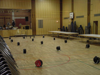 Die Trommeln stehen